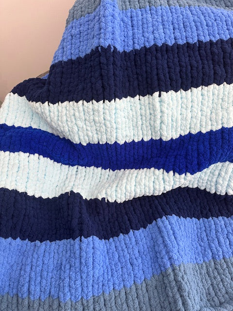 Couverture plaid Ciel profond Gilberte créations