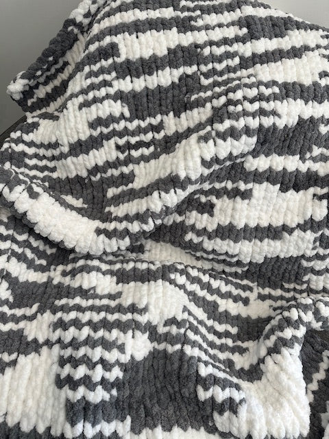Couverture plaid Tendre hiver Gilberte créations