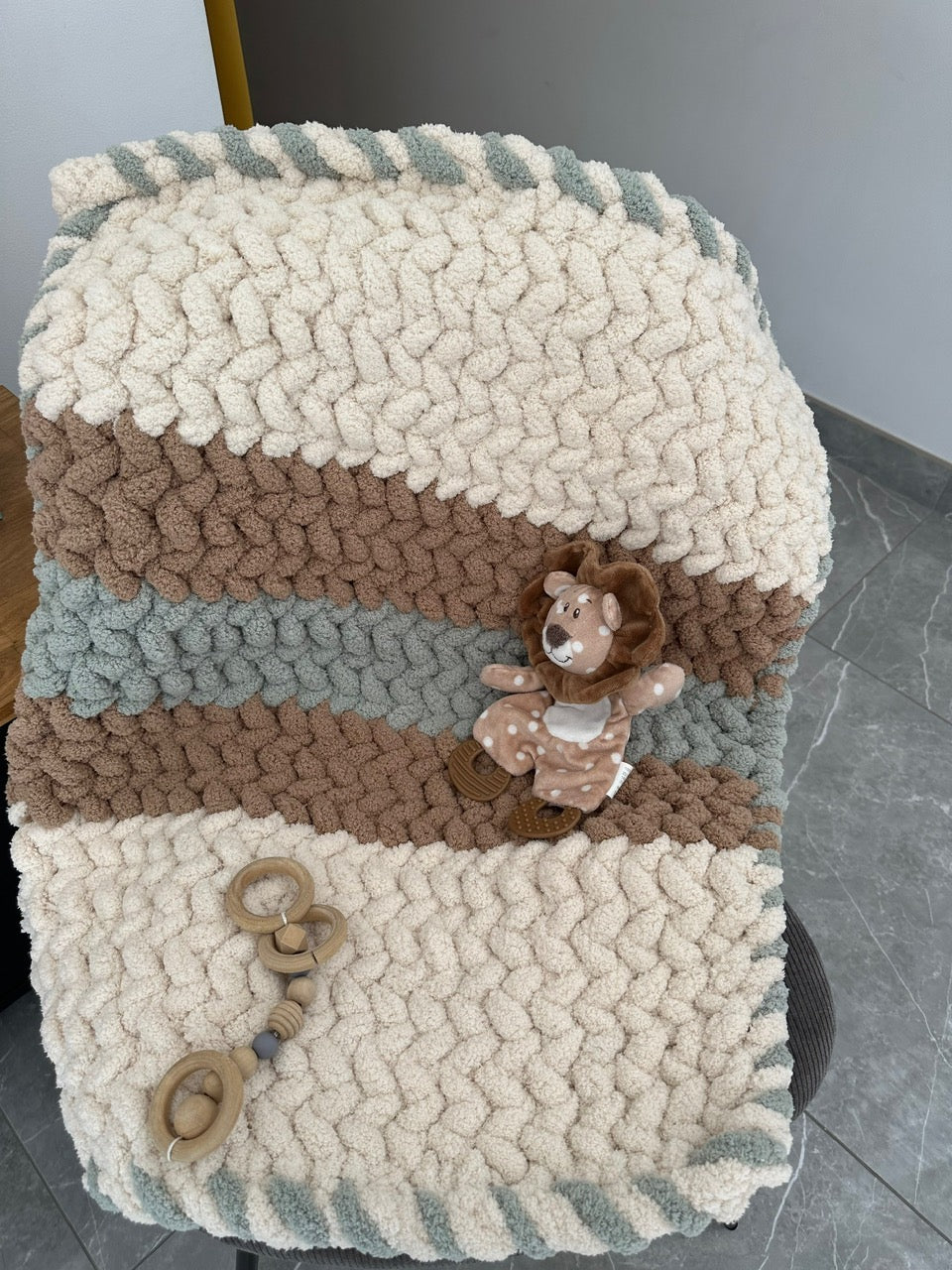 Couverture bébé Câlin des bois