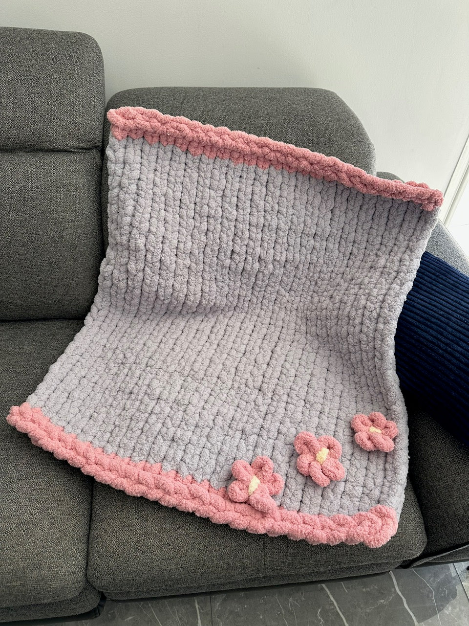 Couverture bébé Nuage fleuri
